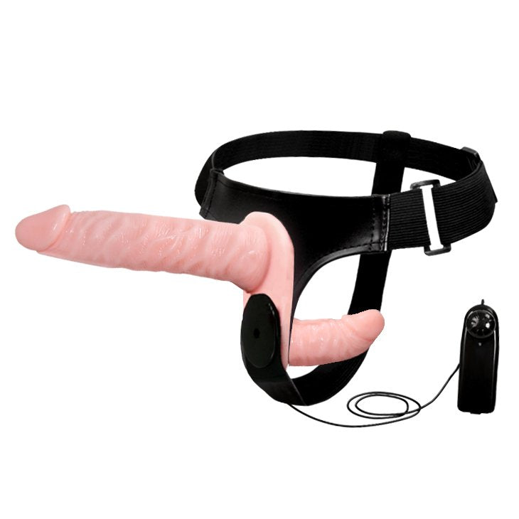 Arnés sexual doble con vibración BAILE BW-022049