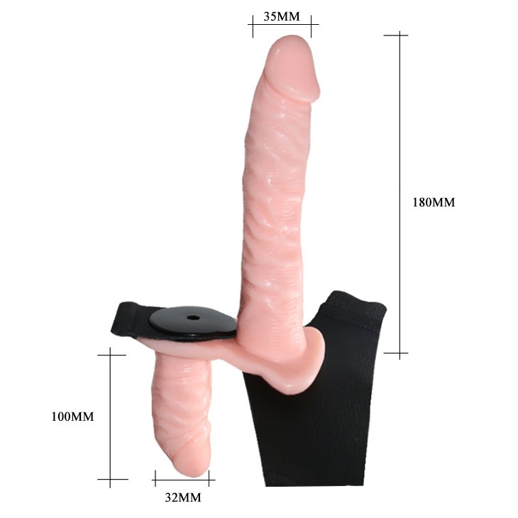 Arnés sexual doble con vibración BAILE BW-022049