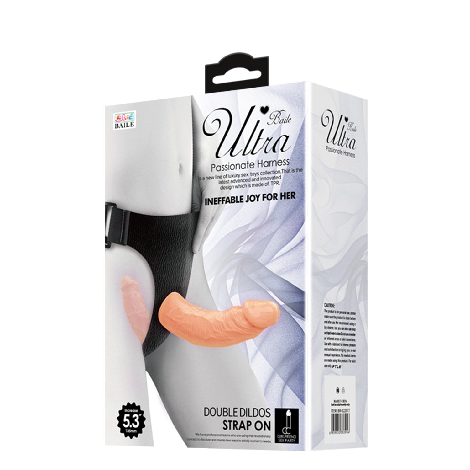 Arnés sexual con doble dildo BAILE BW-022077