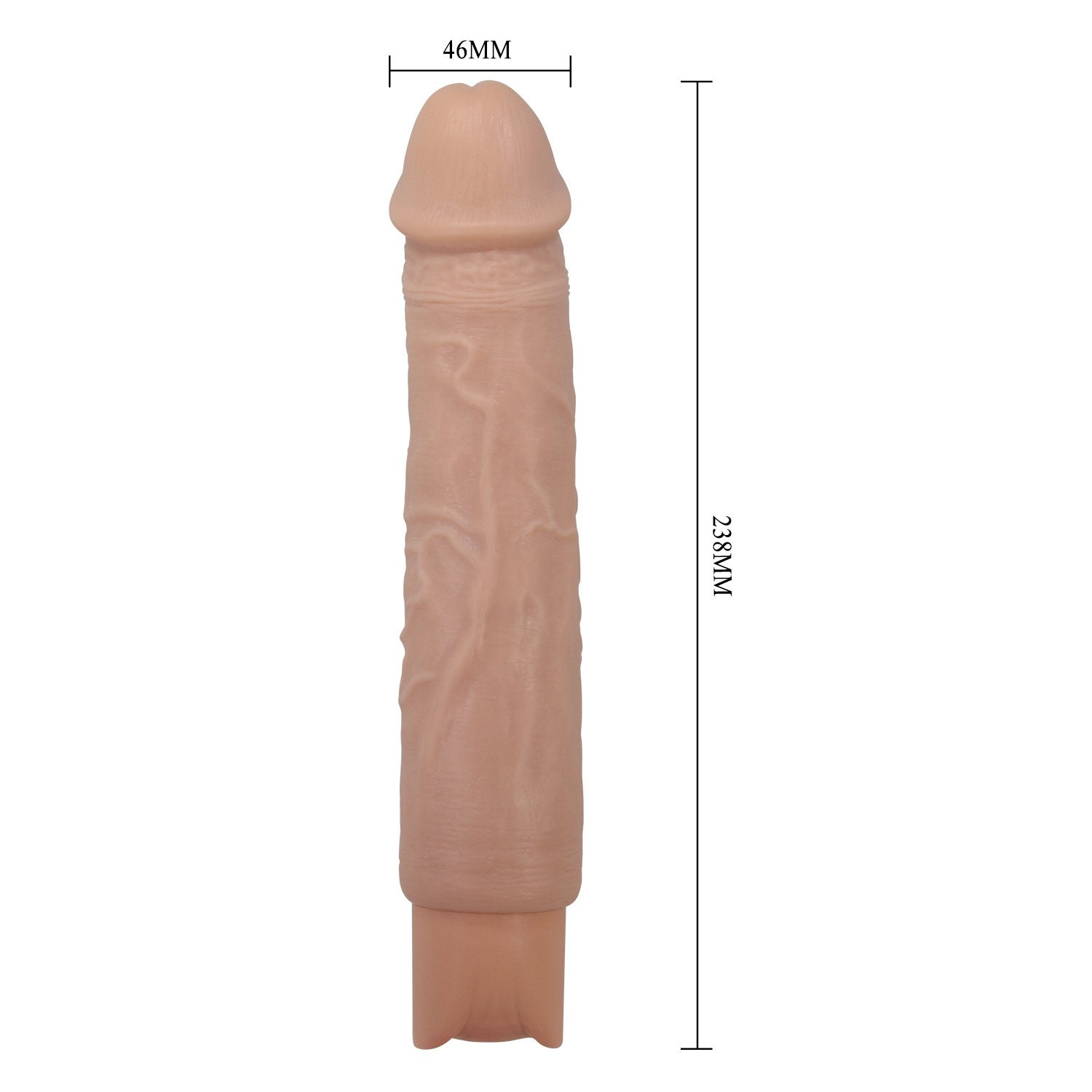 Dildo vibrador Realista 23,8cm PRETTYLOVE BW-500082