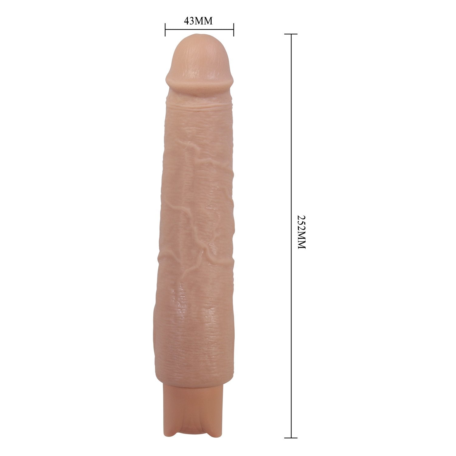 Dildo vibrador Realista 25cm PRETTYLOVE BW-500083
