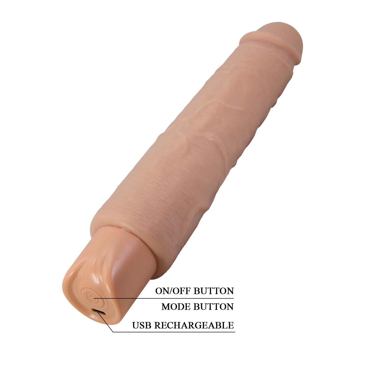 Dildo vibrador Realista 25cm PRETTYLOVE BW-500083
