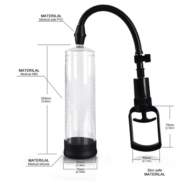Bomba de vacío para pene Pump Men A17002