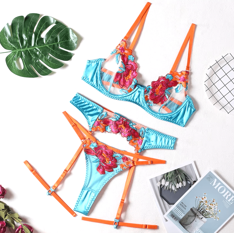 Conjunto de encaje XL N°3124