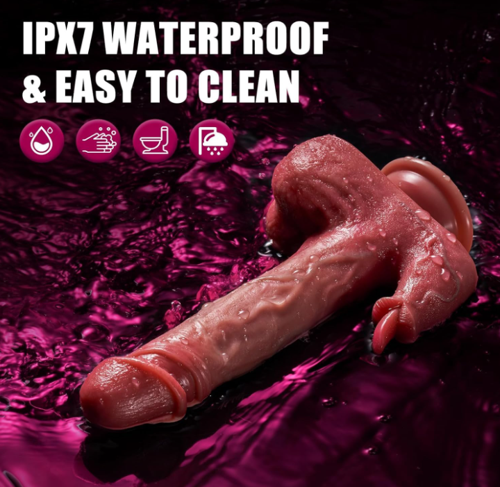 Dildo vibrador y telescópico hiperrealista TORERO
