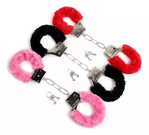 Esposas de peluche colores dependen de stock