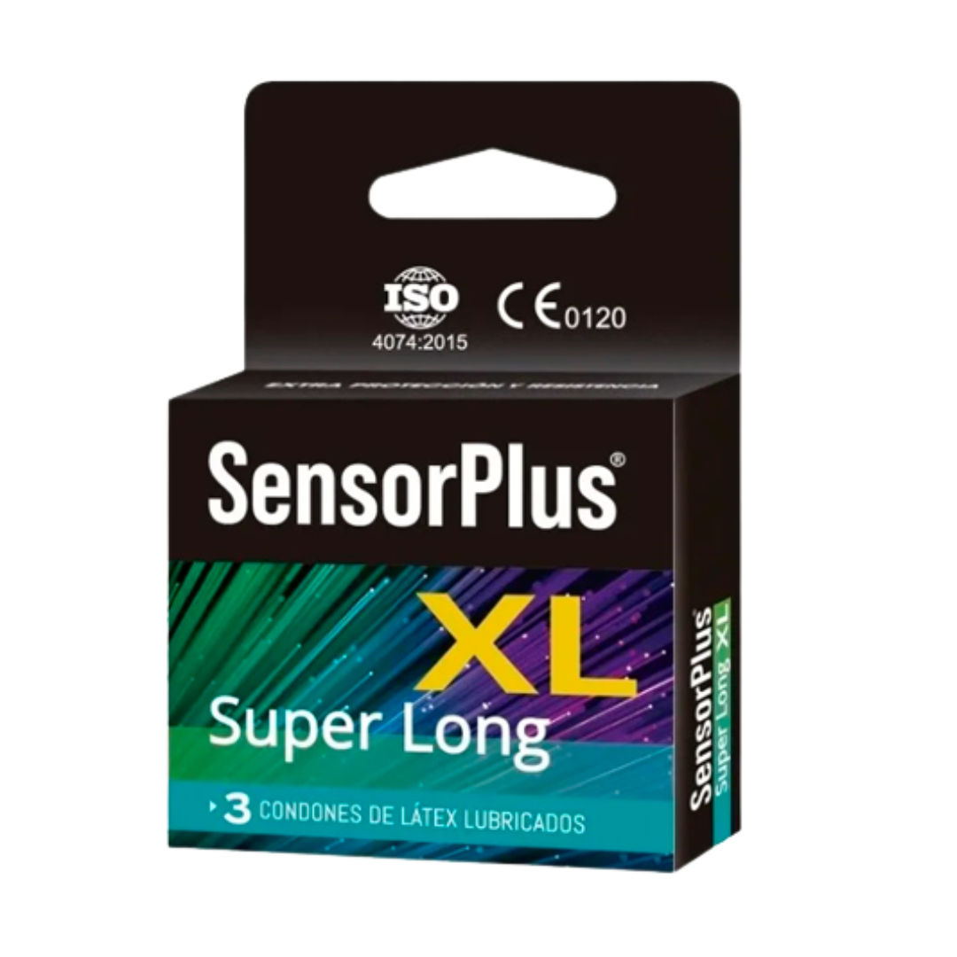 Preservativo SensorPlus XL Super Long x 3 unidades