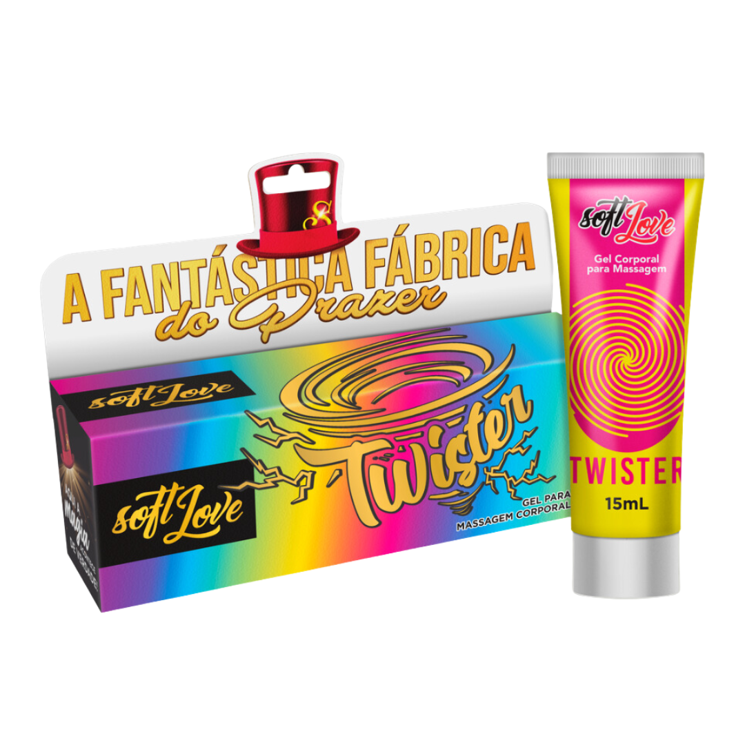 Twister Gel Efecto Calor y Vibración 15Ml SoftLove
