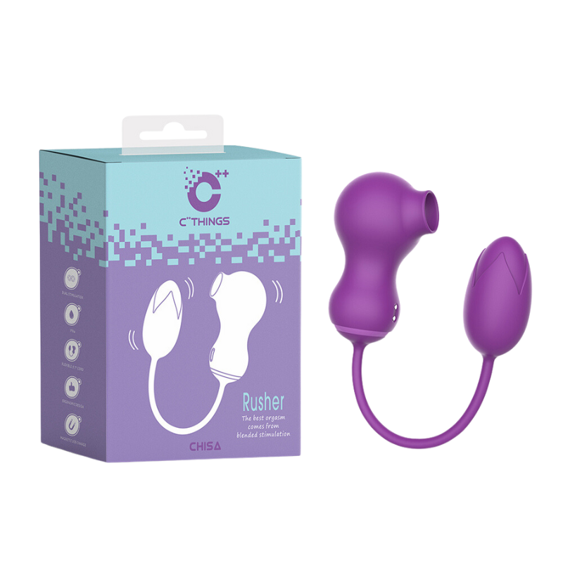 Succionador Vibrador Rusher, Experimenta el Éxtasis