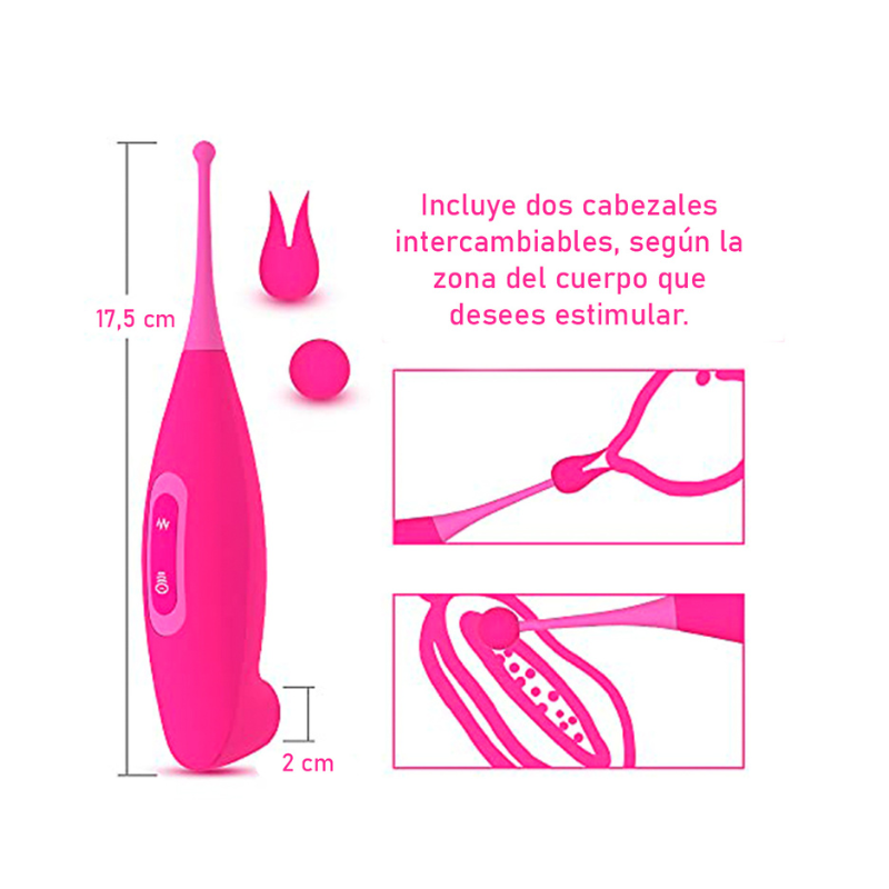 Woodpecker, Doble Placer con Succionador y Vibrador 2 en 1