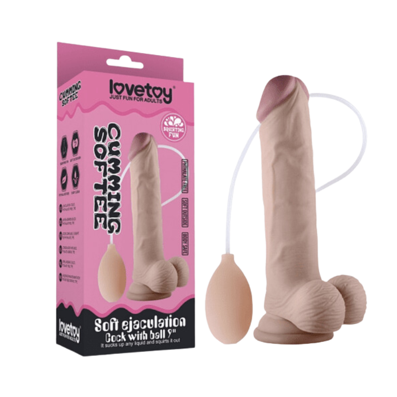 LOVETOY CUMMING SOFTEE, Placer Realista con Eyaculación Simulada