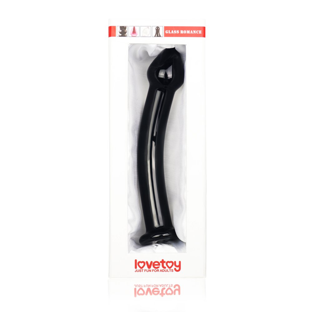 Plug anal GlassRomance LOVETOY GS03bk