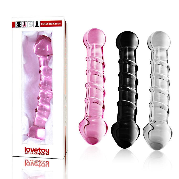 Dildo GlassRomance LOVETOY GS05bk