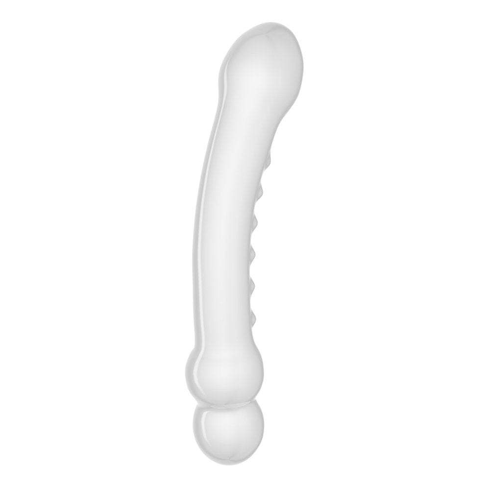 Dildo GlassRomance LOVETOY GS06C OUTLET / 5 uds - Blanco