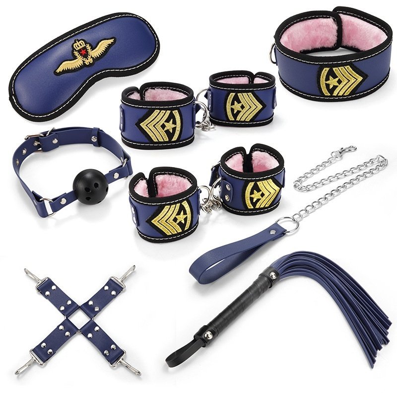 Kit 8 piezas Enfermera y Azafata bondage - Azafata
