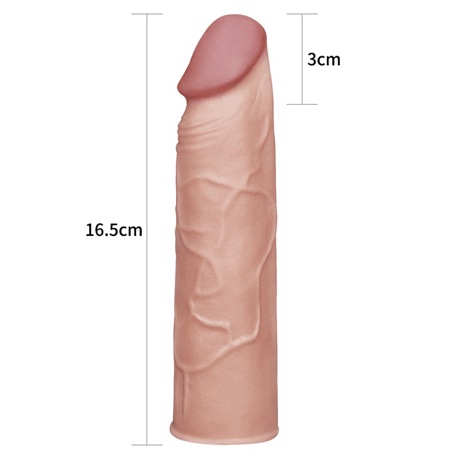 Funda para pene X-Tender +3cm LOVETOY LV1050F