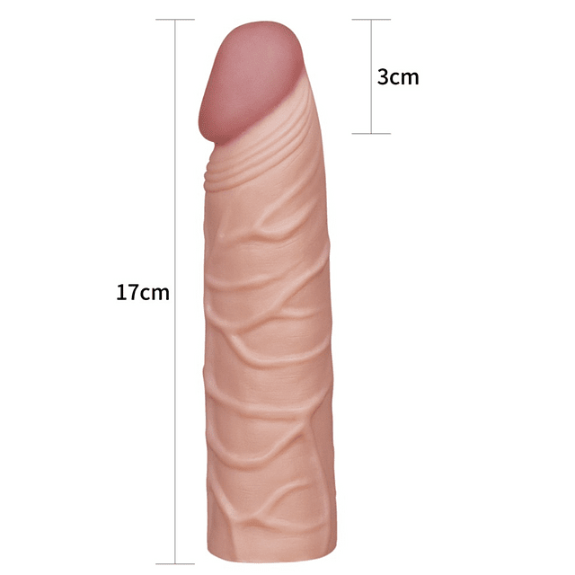 Funda para pene X-Tender +3cm LOVETOY LV1051F