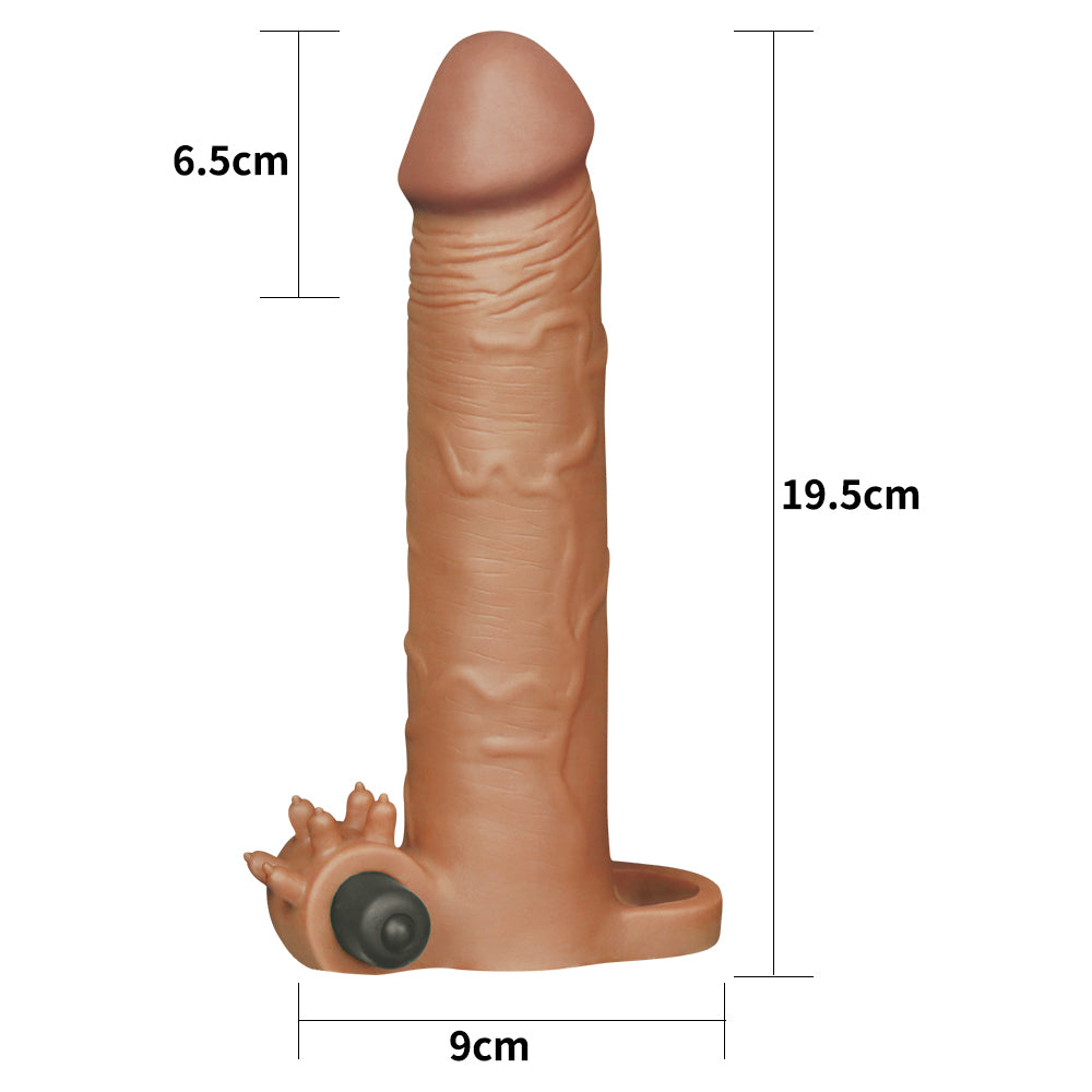 Funda para pene vibradora X-Tender +4,5cm LOVETOY