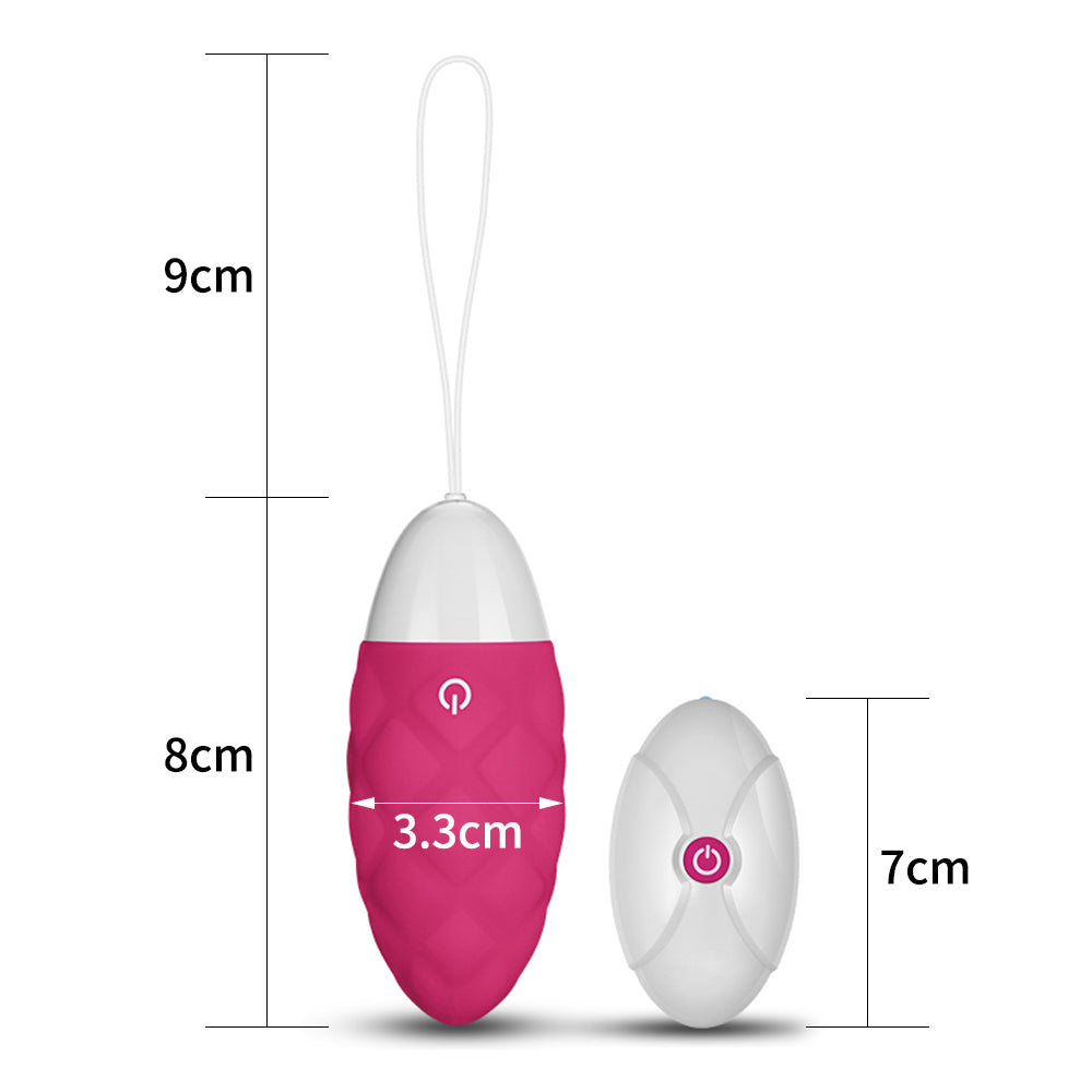 Huevo vibrador Rose con control remoto inalámbrico