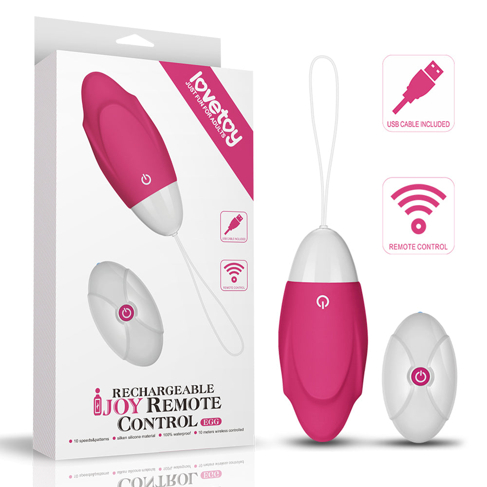Huevo vibrador Rose con control remoto inalámbrico