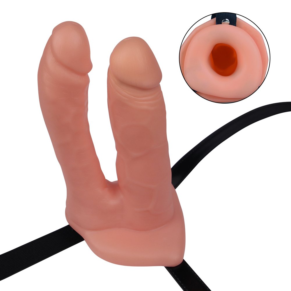 Arnés sexual con funda doble Hollow 3 LOVETOY LV3005