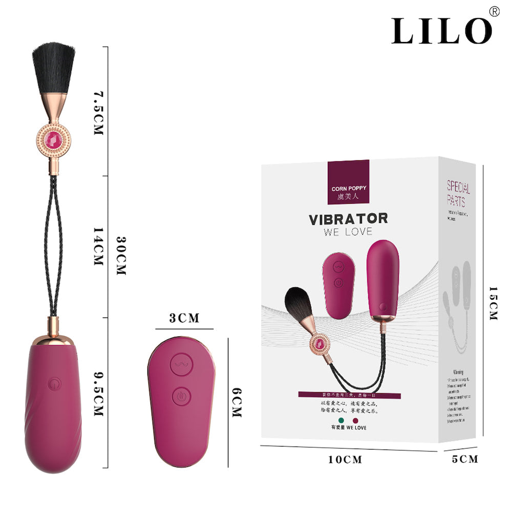 Huevo vibrador a Control y Calefacción CornPoppy