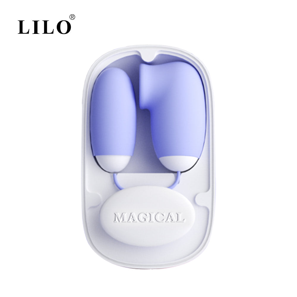 Huevo vibrador y succionador con Caja Magnética