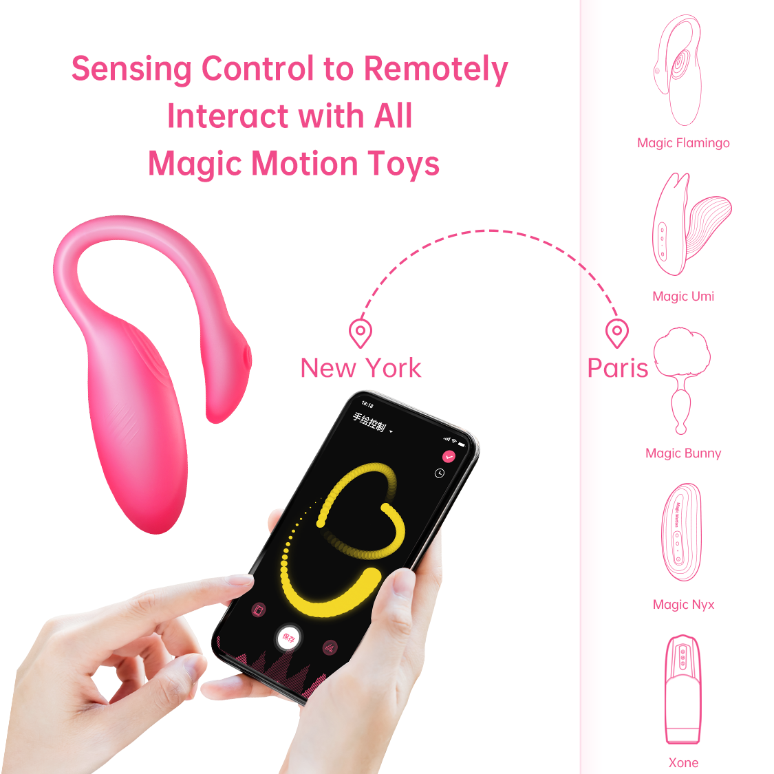 Vibrador Flamingo Max MagicMotion