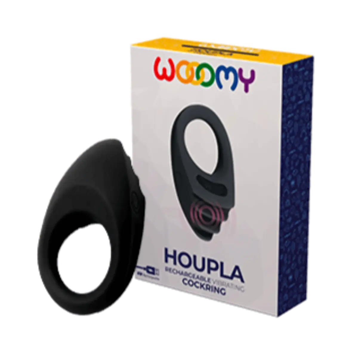 Anillo Vibrador Wooomy Houpla Recargable