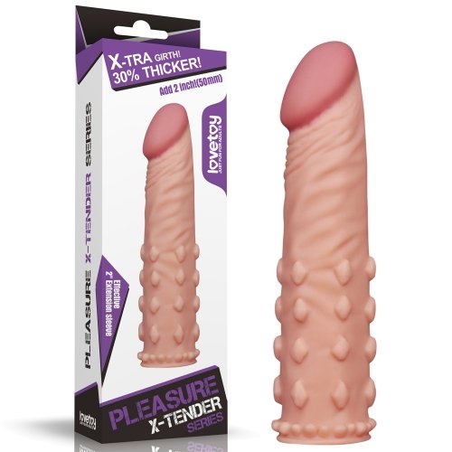Funda para pene X-Tender +5cm LOVETOY LV1054F