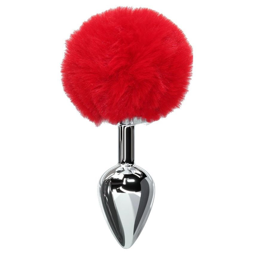 Dilatador Anal Metálico Pequeño Con Pompón variados colores