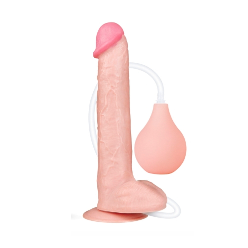 Dildo Realista de 25 cm con Bombilla de Seguridad
