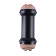 Masturbador masculino doble orificio con vagina y boca 22 cm