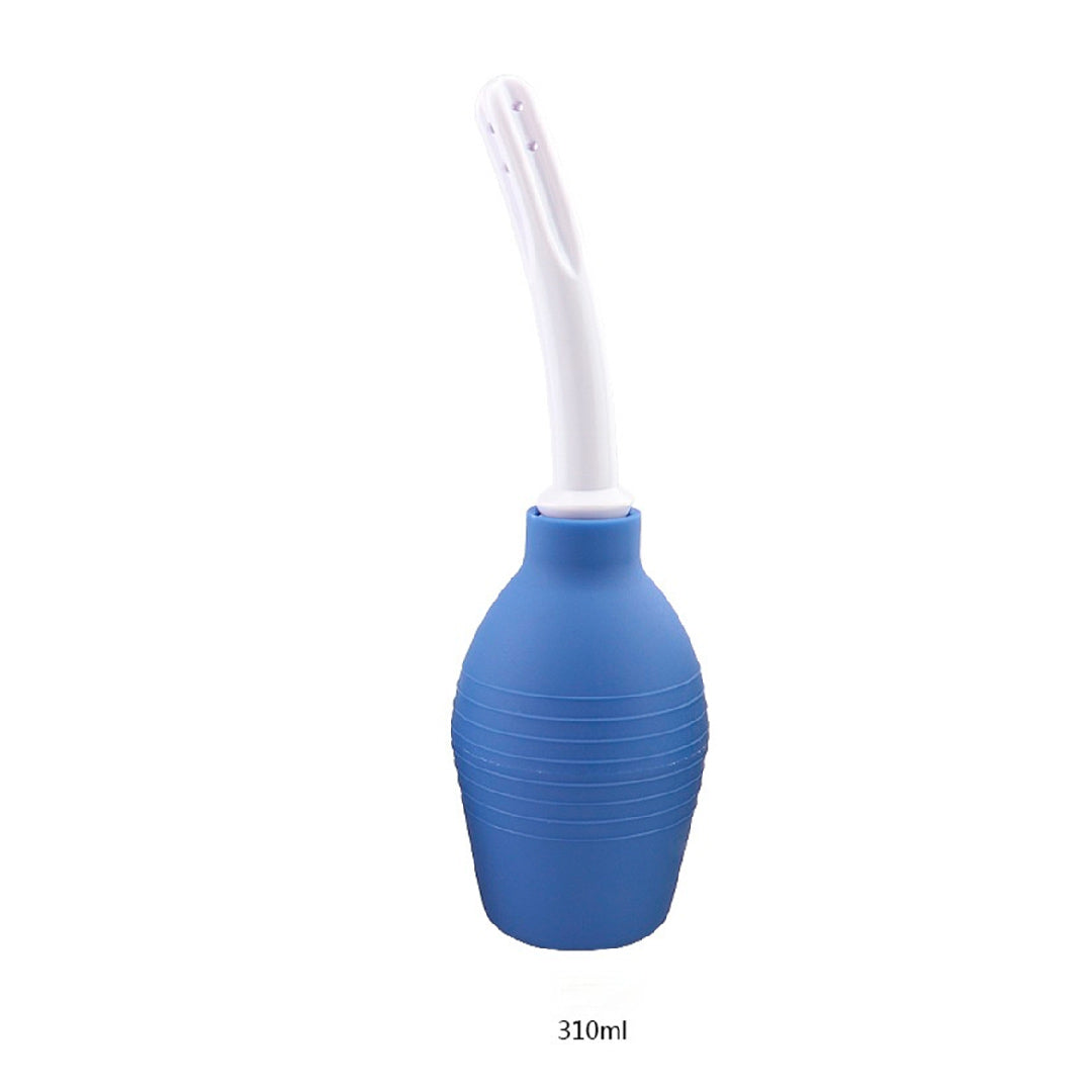 Enema Deluxe para Limpieza Anal mediana Azul