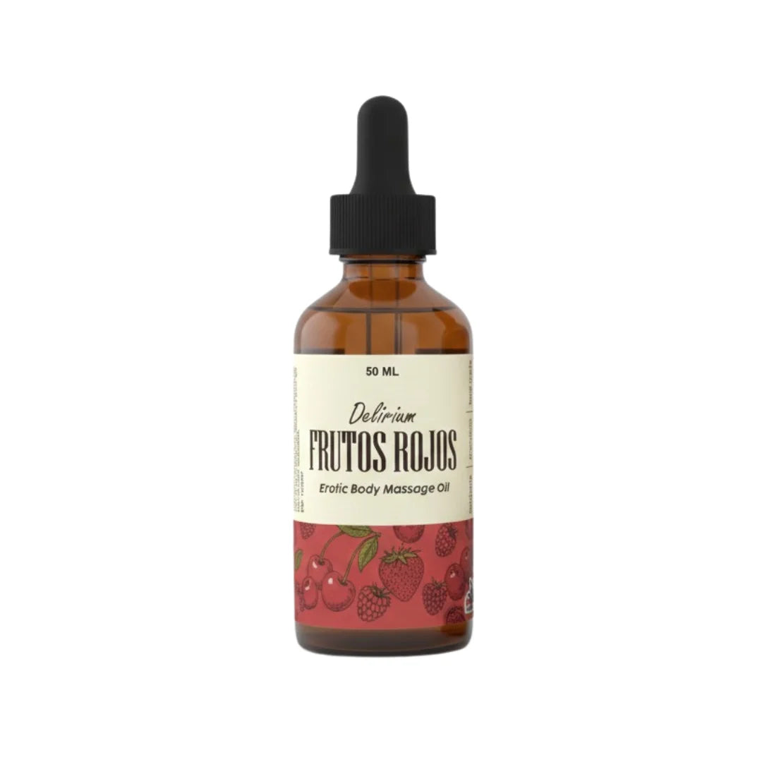 Aceite de masaje Delirium 50ml olor a frutos rojos