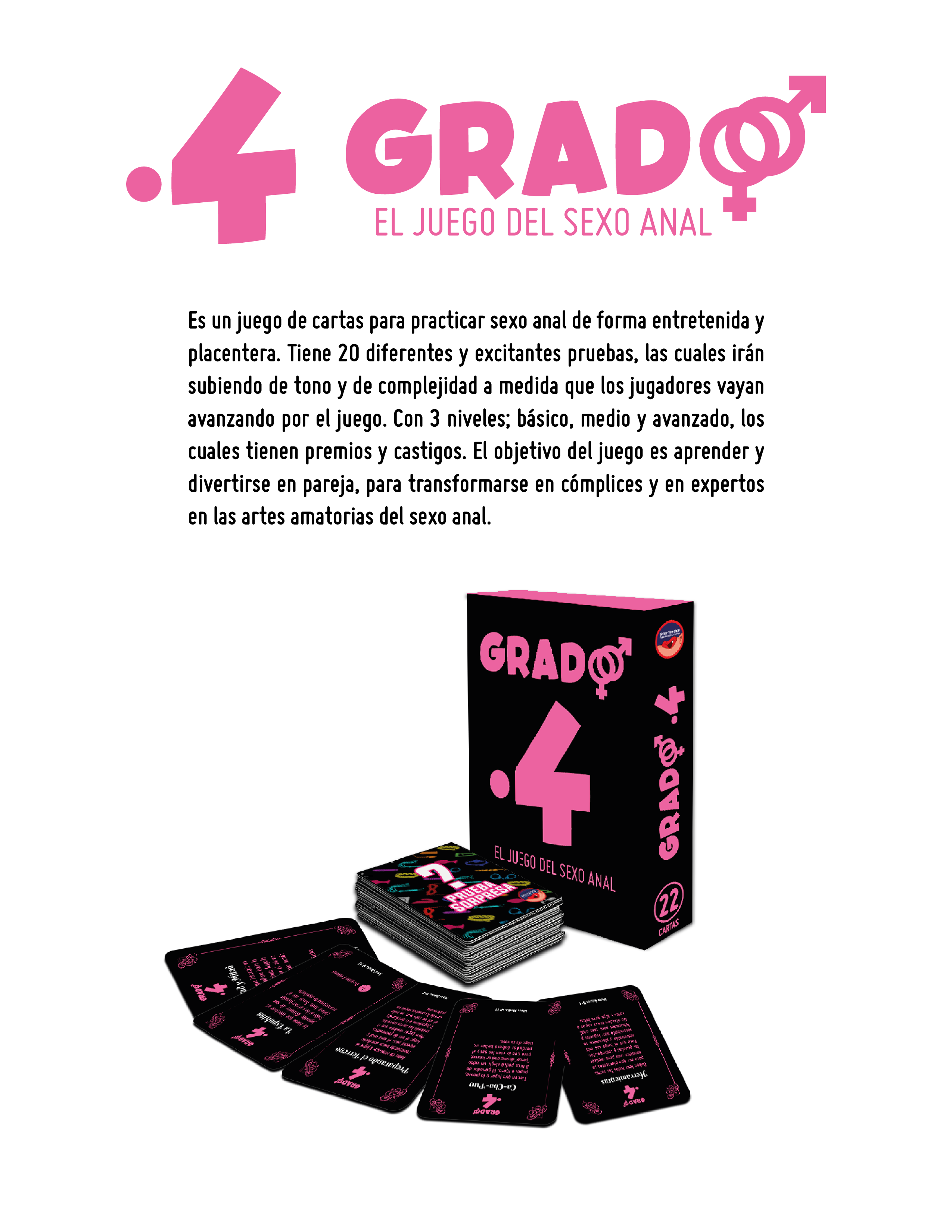 Juego Erótico De Sexo Anal “Grado 4” – Sexyshop.cl