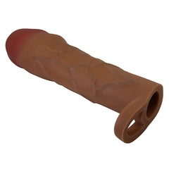 Funda Extensora de Pene Pretty Love – Realista, Texturizada y con Anillo Testicular