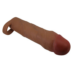 Funda Extensora de Pene Pretty Love – Realista, Texturizada y con Anillo Testicular
