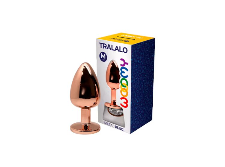 Plug Anal Metálico Wooomy Tralalo