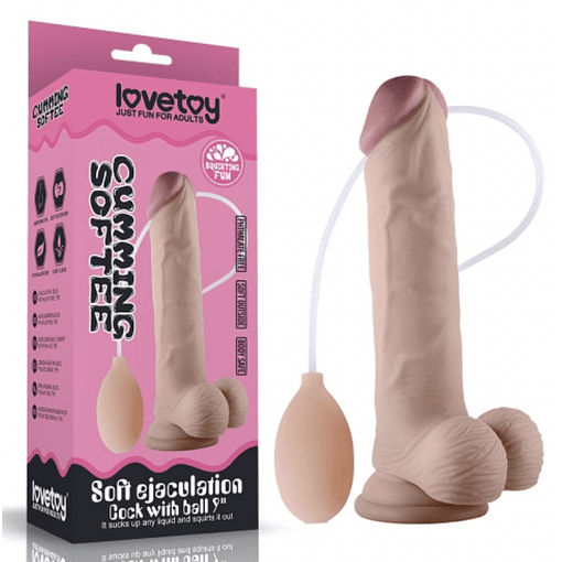 Dildo eyaculador Cumming Softee 22cm LOVETOY LV316003