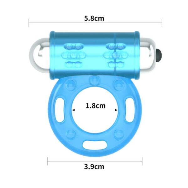 Anillo vibrador BullBlue Getlock