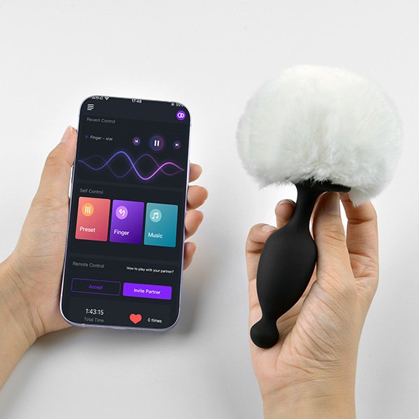 Plug anal vibrador Magic Bunny