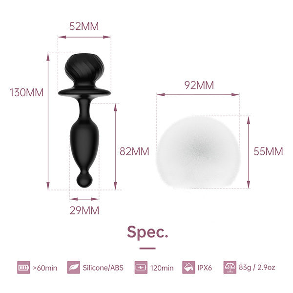 Plug anal vibrador Magic Bunny