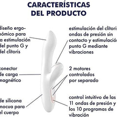Vibrador con Succionador Satisfyer Pro+ Punto G