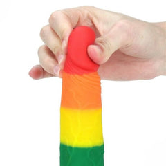 LOVETOY Prider Dildo: Explora el Placer con Colores del Arcoíris