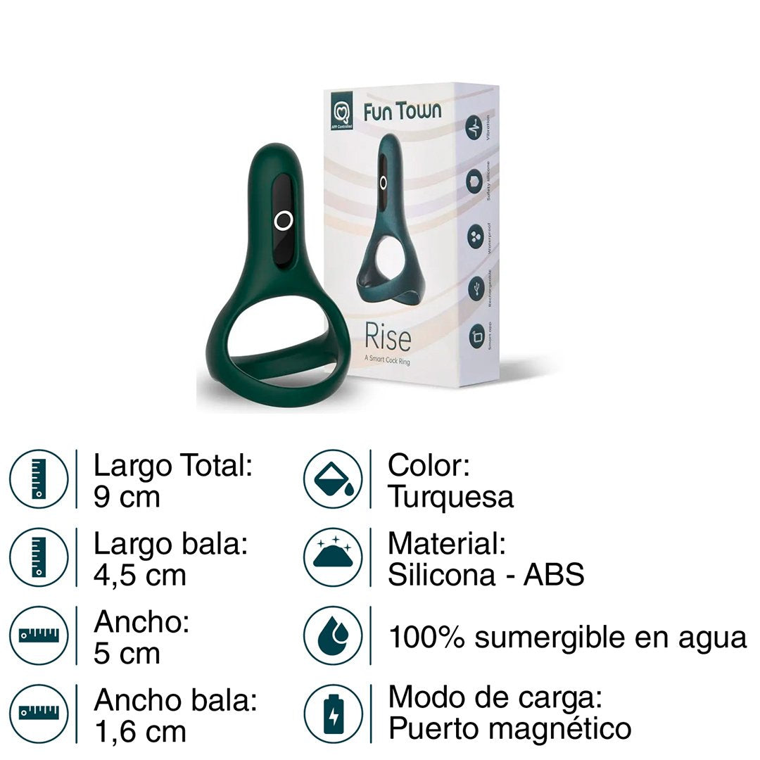 Anillo vibrador Fun Town-Rise MagicMotion
