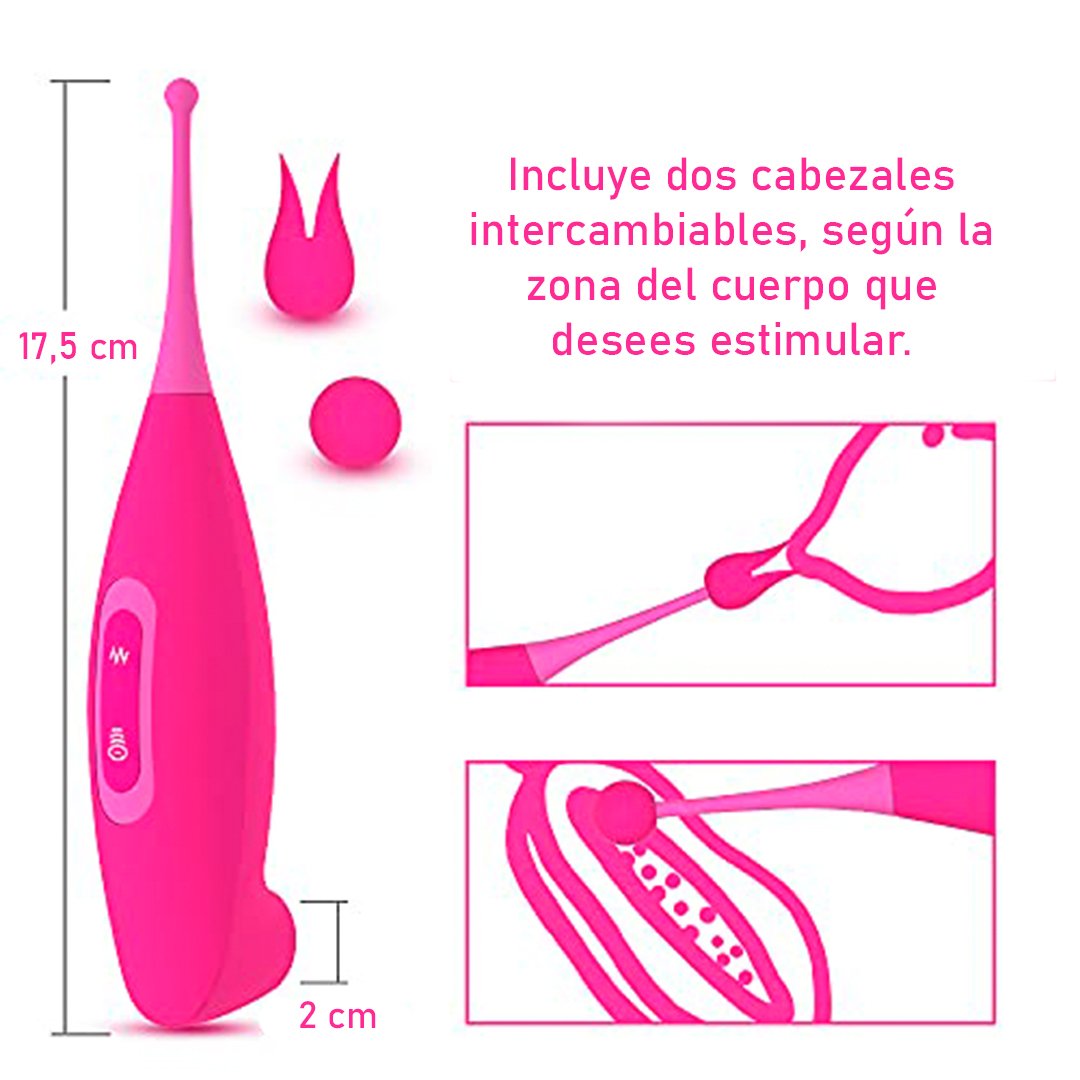 Woodpecker insuflador y vibrador 2 en 1 X002L12GG3 - X002LVDN1Z - Fucsia