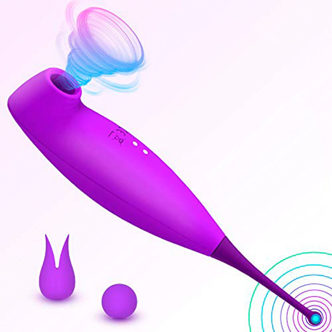 Woodpecker insuflador y vibrador 2 en 1 X002L12GG3 - X002LVDN1Z - Morado