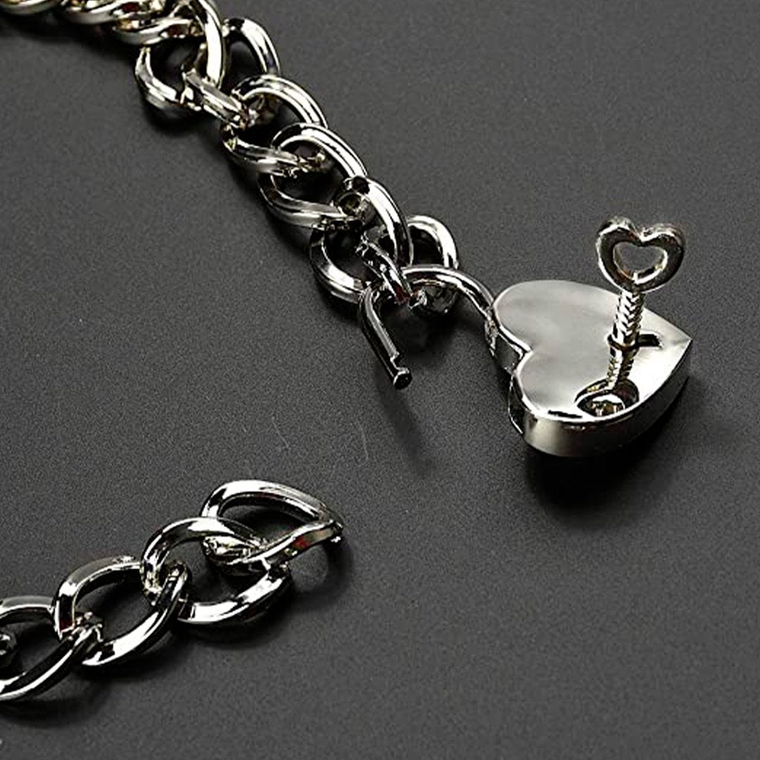 Collar candado de corazón RYWC-250-B
