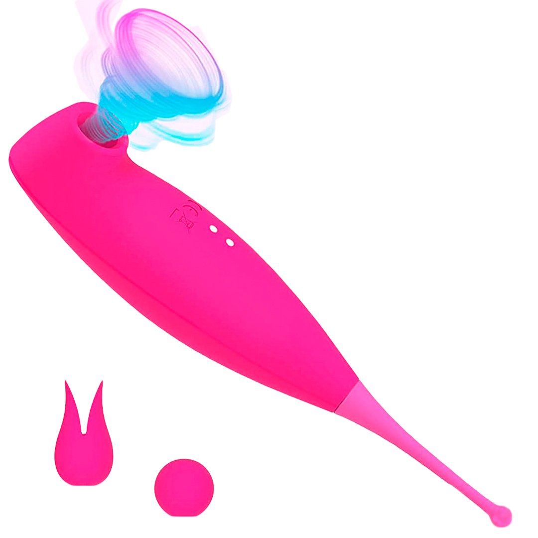 Woodpecker insuflador y vibrador 2 en 1 X002L12GG3 - X002LVDN1Z - Fucsia